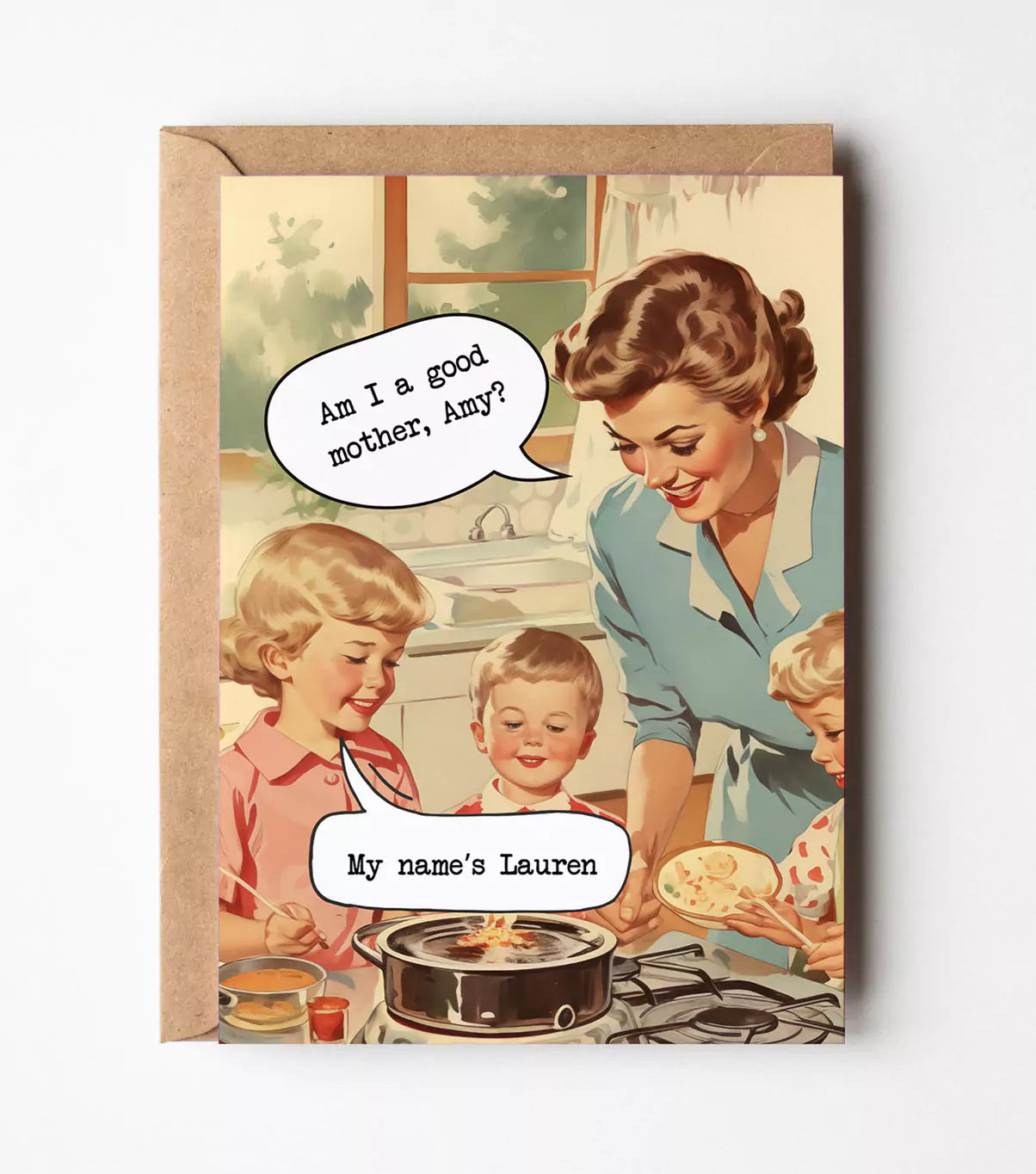 Am I A Good Mother? Greeting Card
