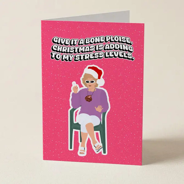 Kath and Kim: Christmas Is Adding To My Stress Levels - Greeting Card