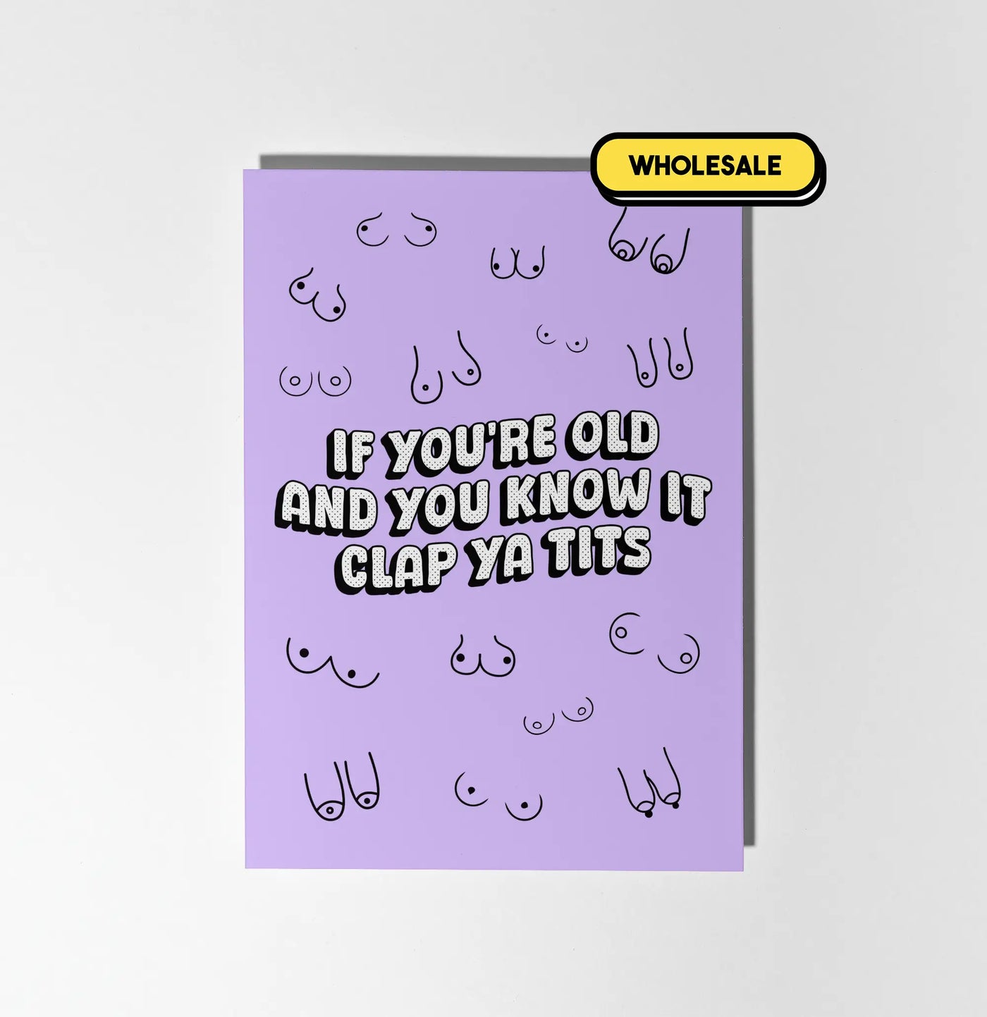 Clap Your Tits Greeting Card Wholesale