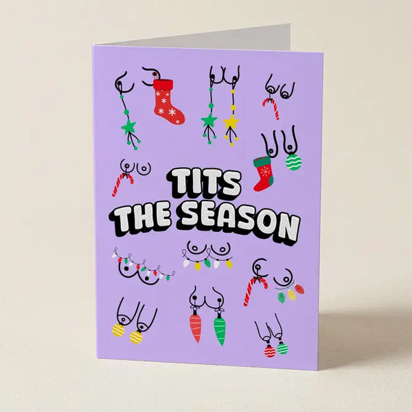 Tits The Season - Christmas Greeting Card