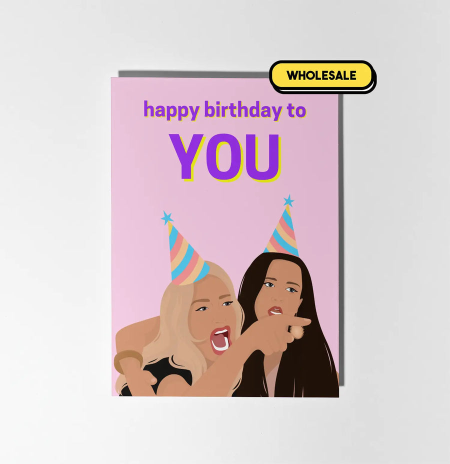 RHOBH: Happy Birthday To You Greeting Card Wholesale