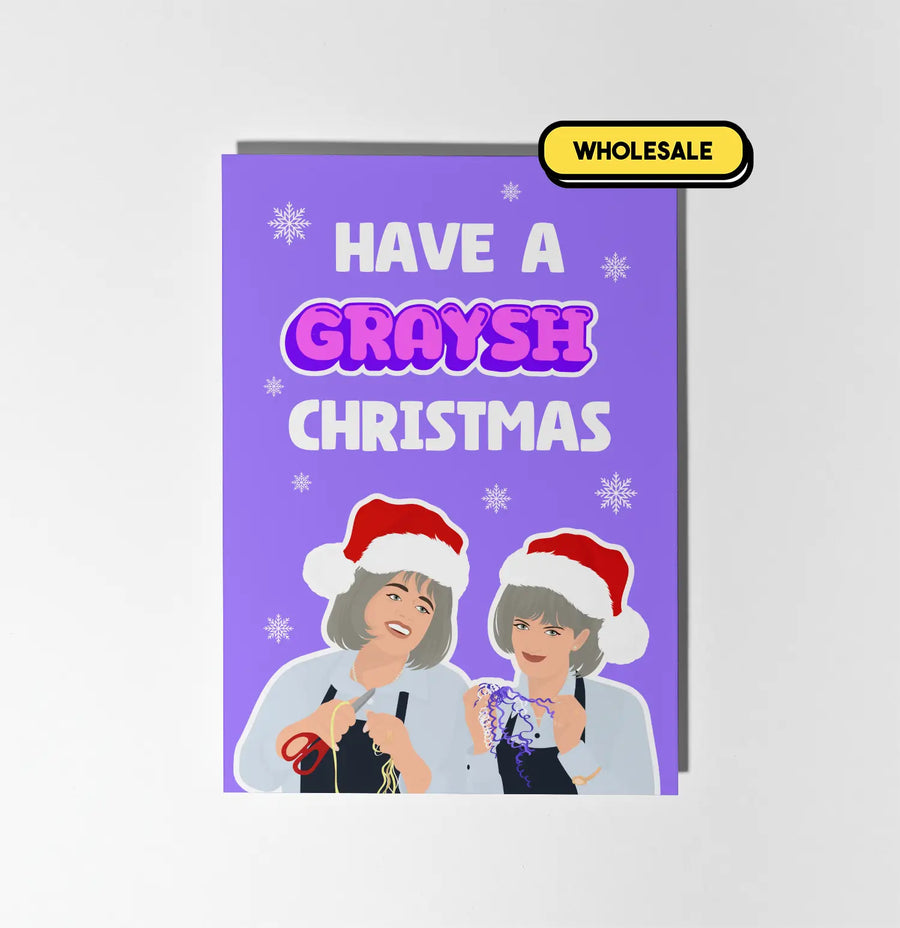 Kath & Kim: Have A Graysh Christmas Card Greeting Card Wholesale