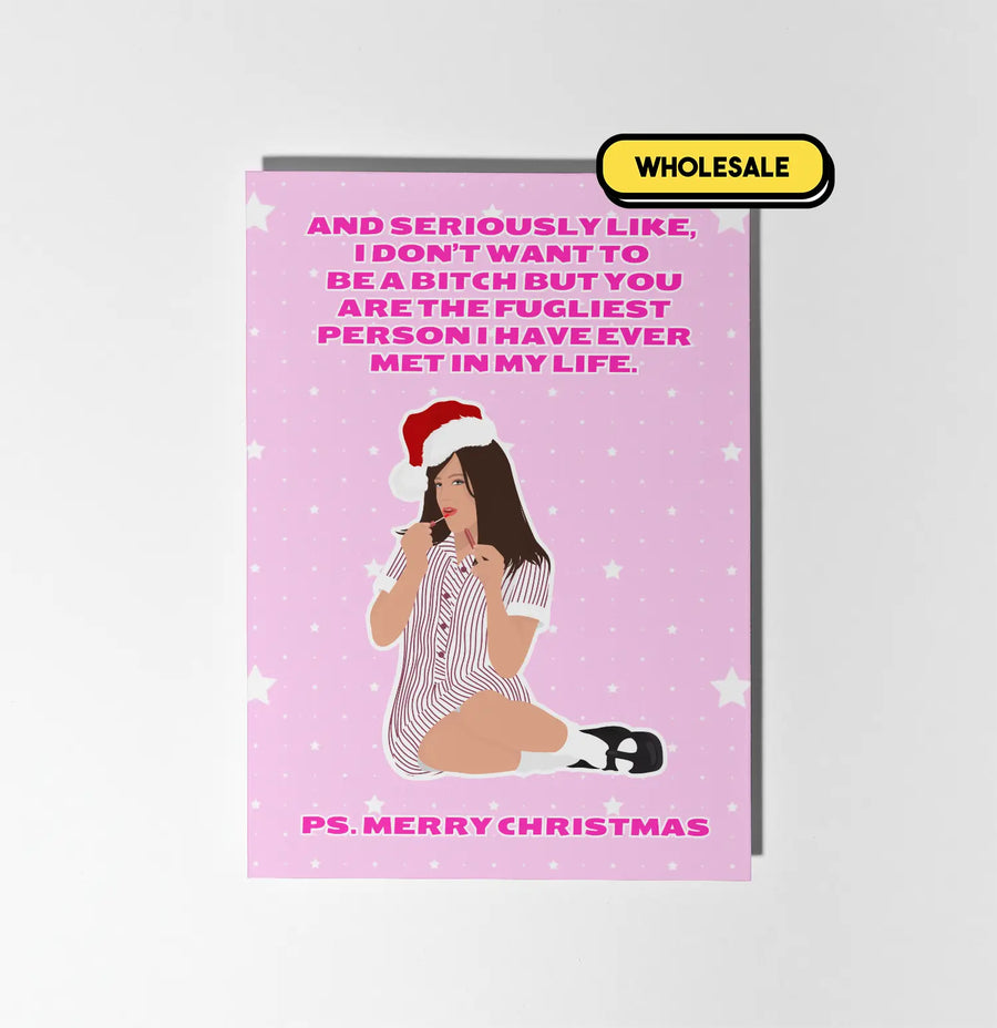 Ja'Mie King I Don't Wanna Be A Bitch Christmas Card Greeting Card Wholesale