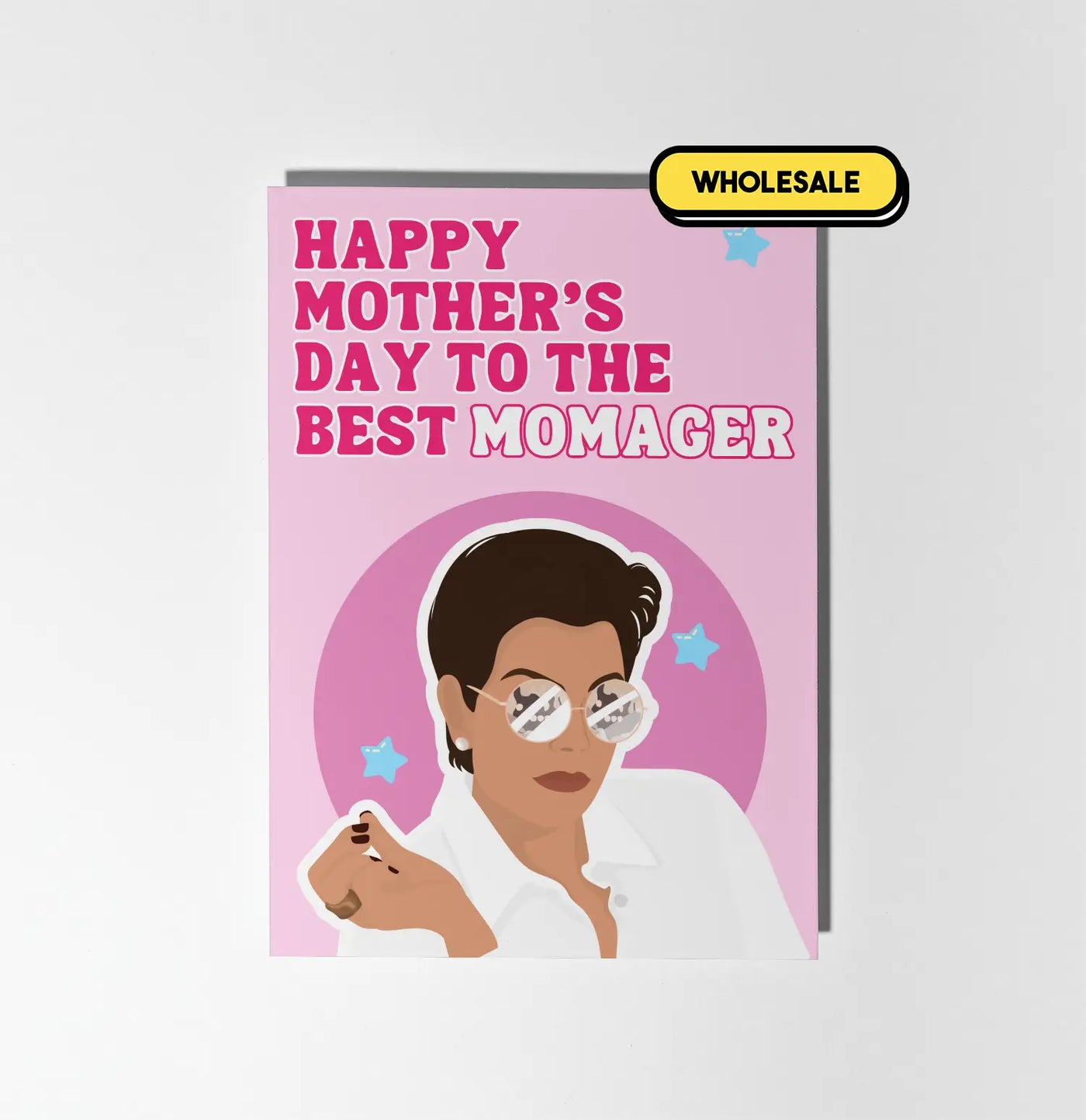 Happy Mother's Day To The Best Momager Greeting Card Wholesale