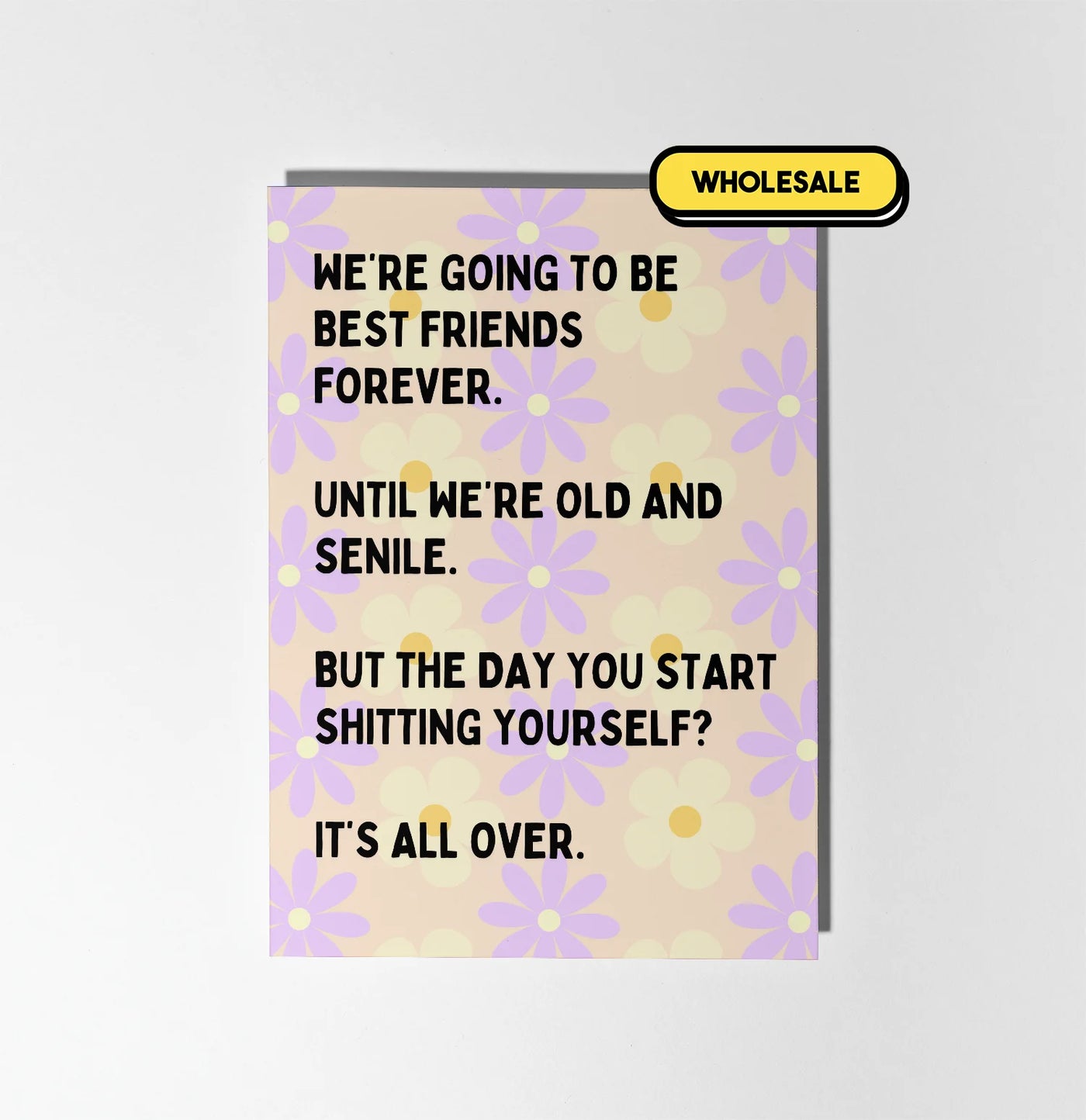 We're Going To Be Best Friends Forever Greeting Card Wholesale