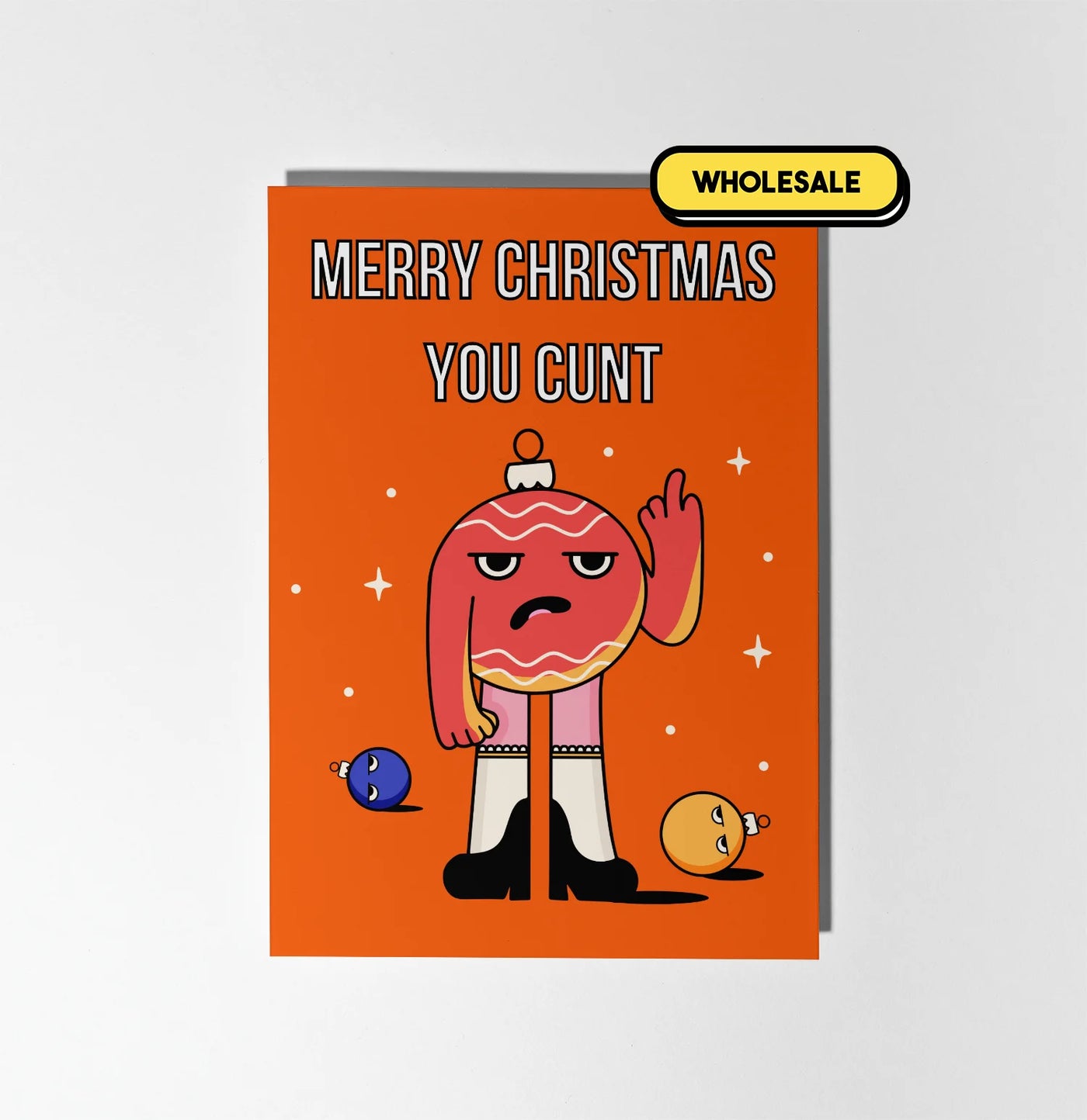 Merry Christmas You Cunt Greeting Card Wholesale