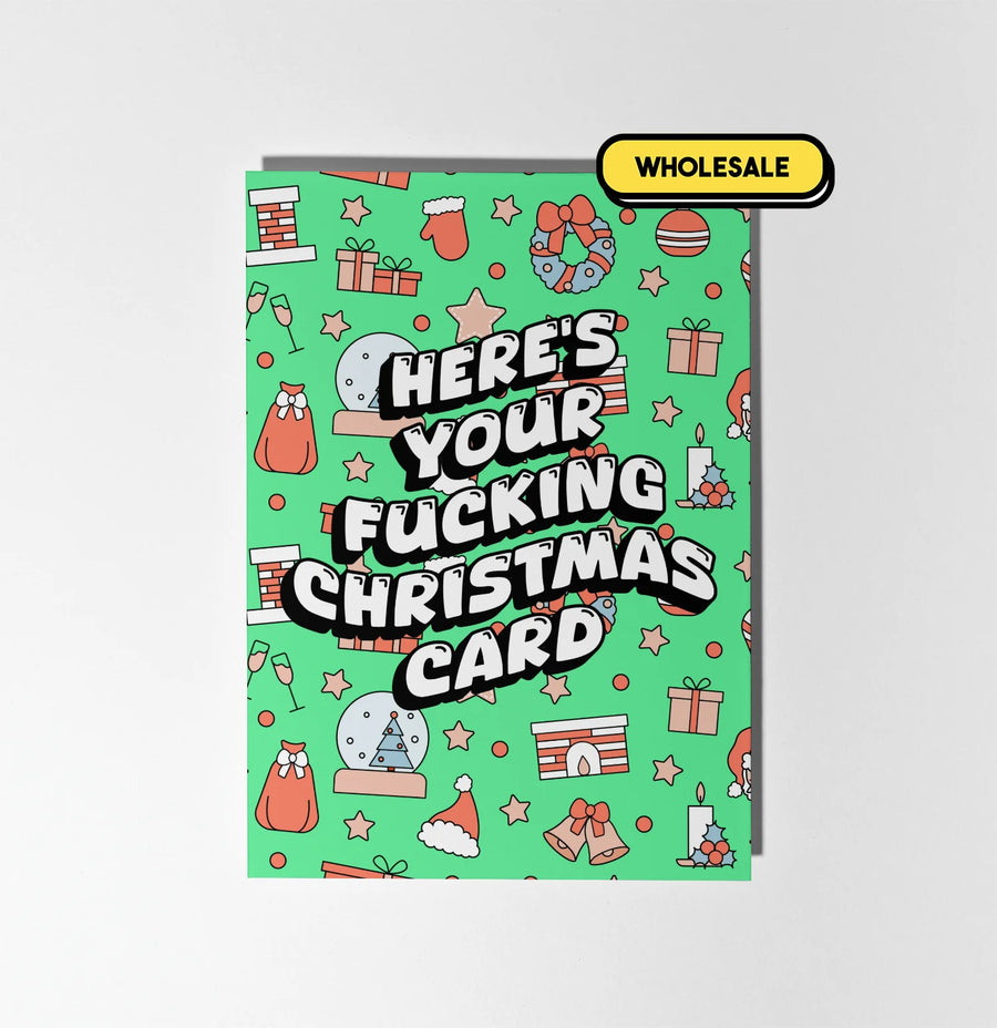 Here's Your Christmas Card Greeting Card Wholesale