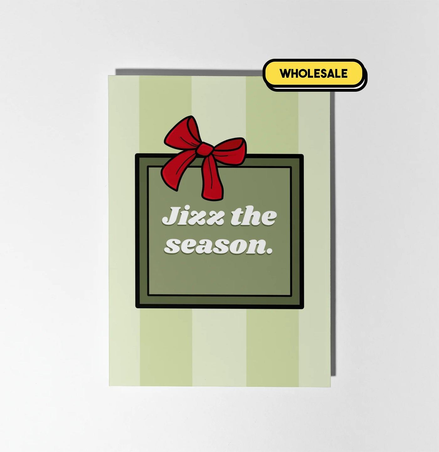 Jizz The Season Christmas Greeting Card Wholesale