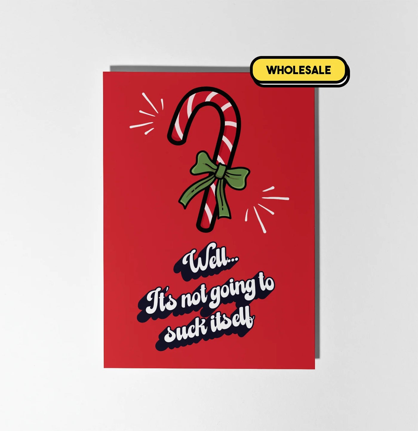 It's Not Going To Suck Itself Christmas Greeting Card Wholesale