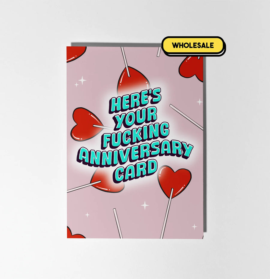 Here's Your Anniversary Card Greeting Card Wholesale