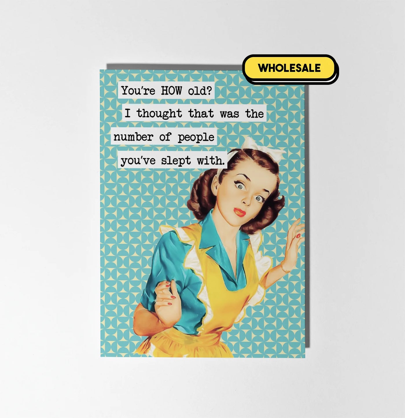 The Number Of People You've Slept With Greeting Card Wholesale