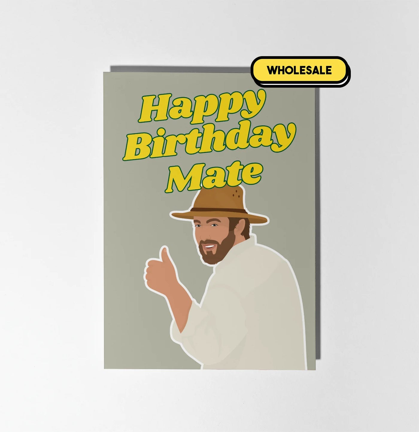Russell Coight: Happy Birthday Mate Greeting Card Wholesale