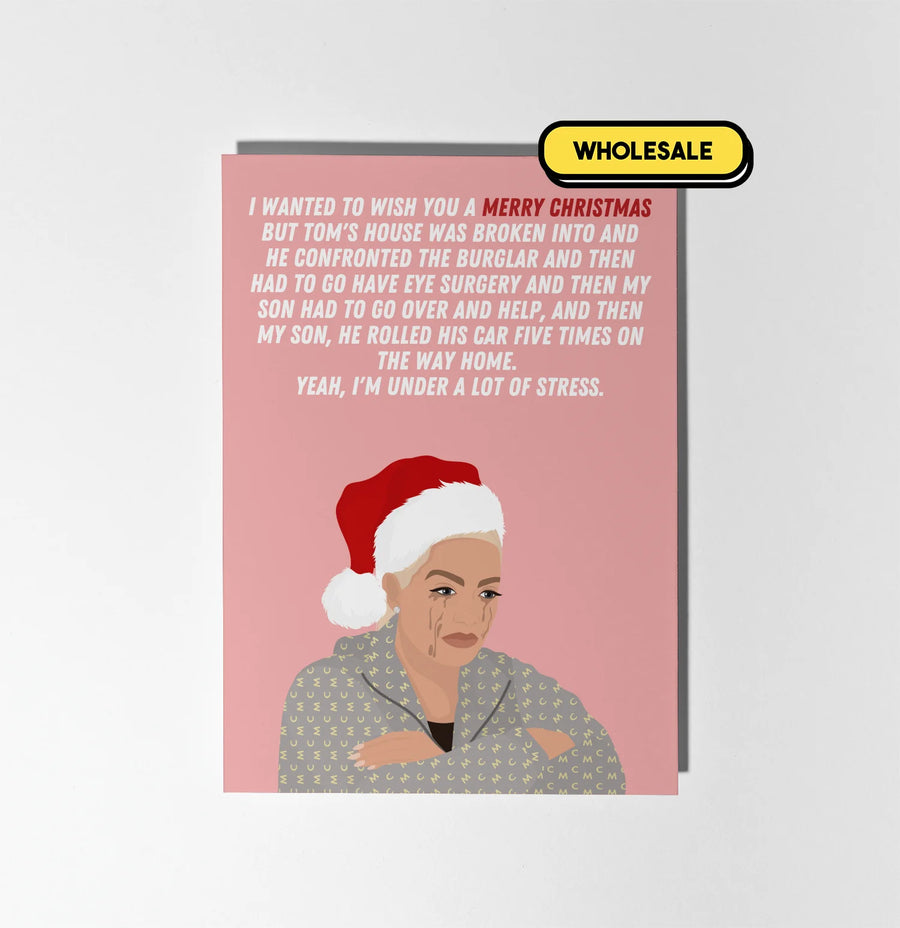 Real Housewives of Beverly Hills Erika Jayne Merry Christmas Greeting Card Wholesale