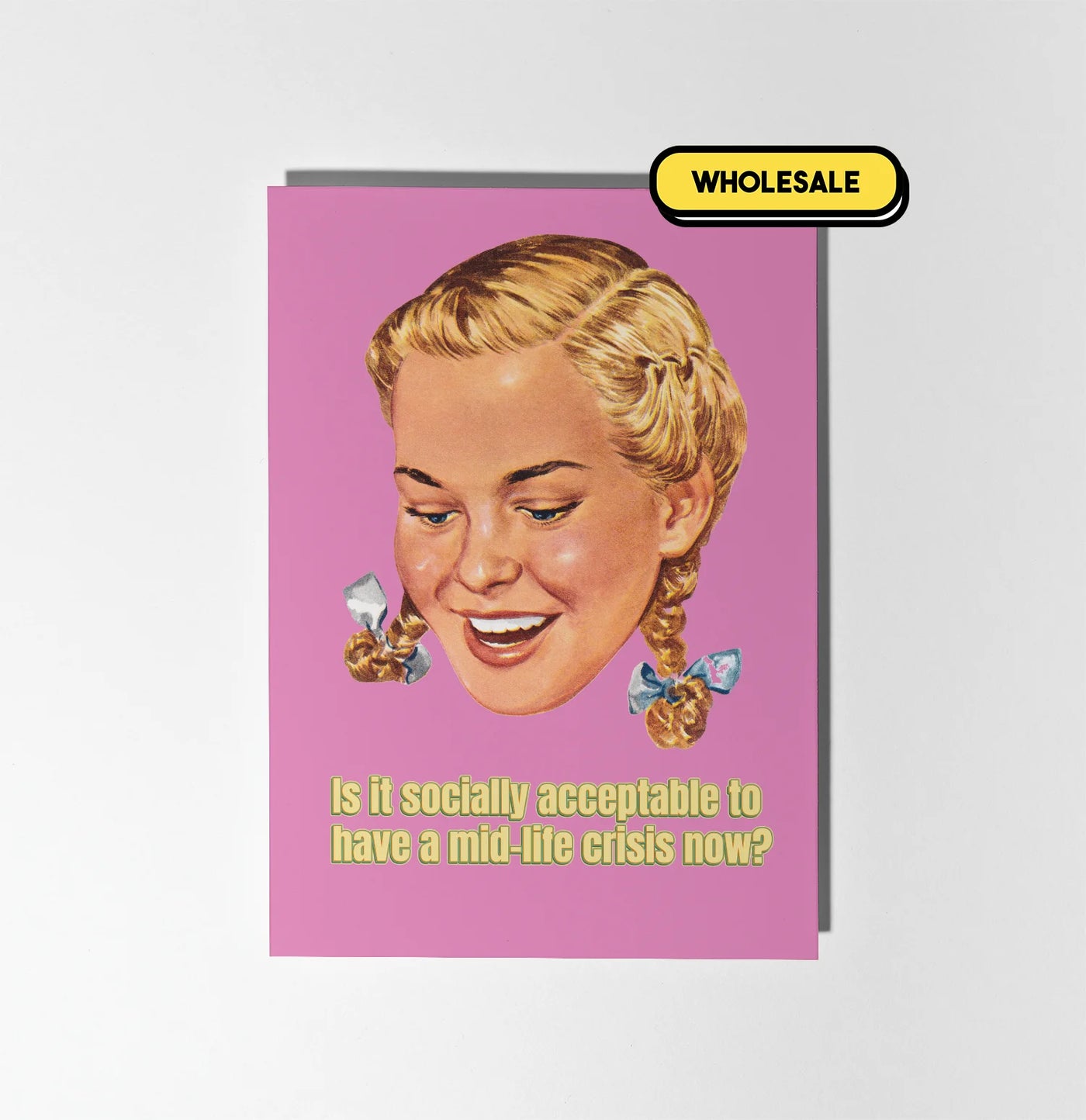 Is It Socially Acceptable To Have A Mid-Life Crisis Now? Greeting Card Wholesale