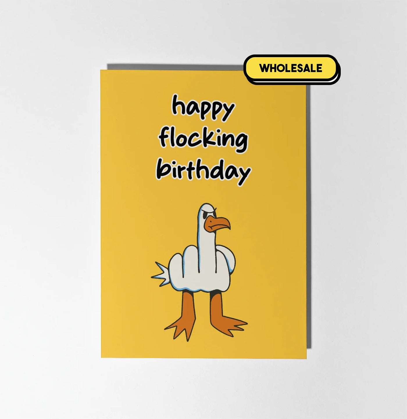 Happy Flocking Birthday Greeting Card Wholesale