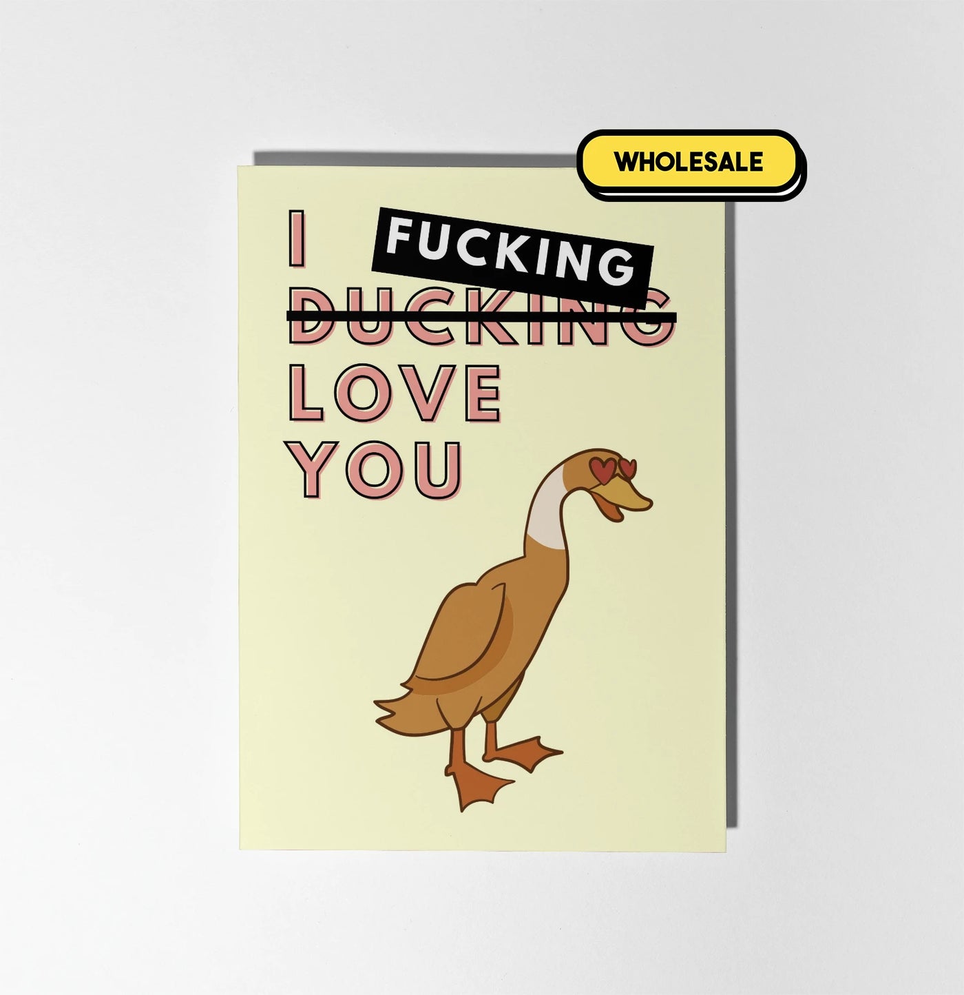 I Ducking Love You Greeting Card Wholesale