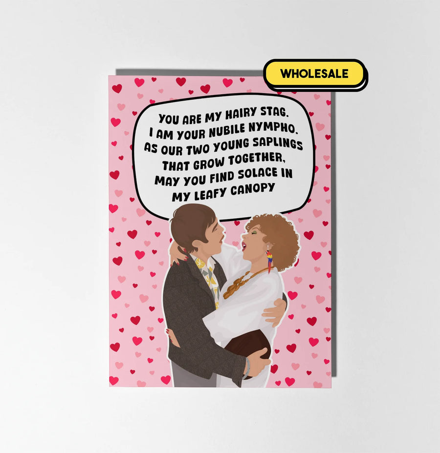 Kath & Kim: My Nubile Nympho Greeting Card Wholesale