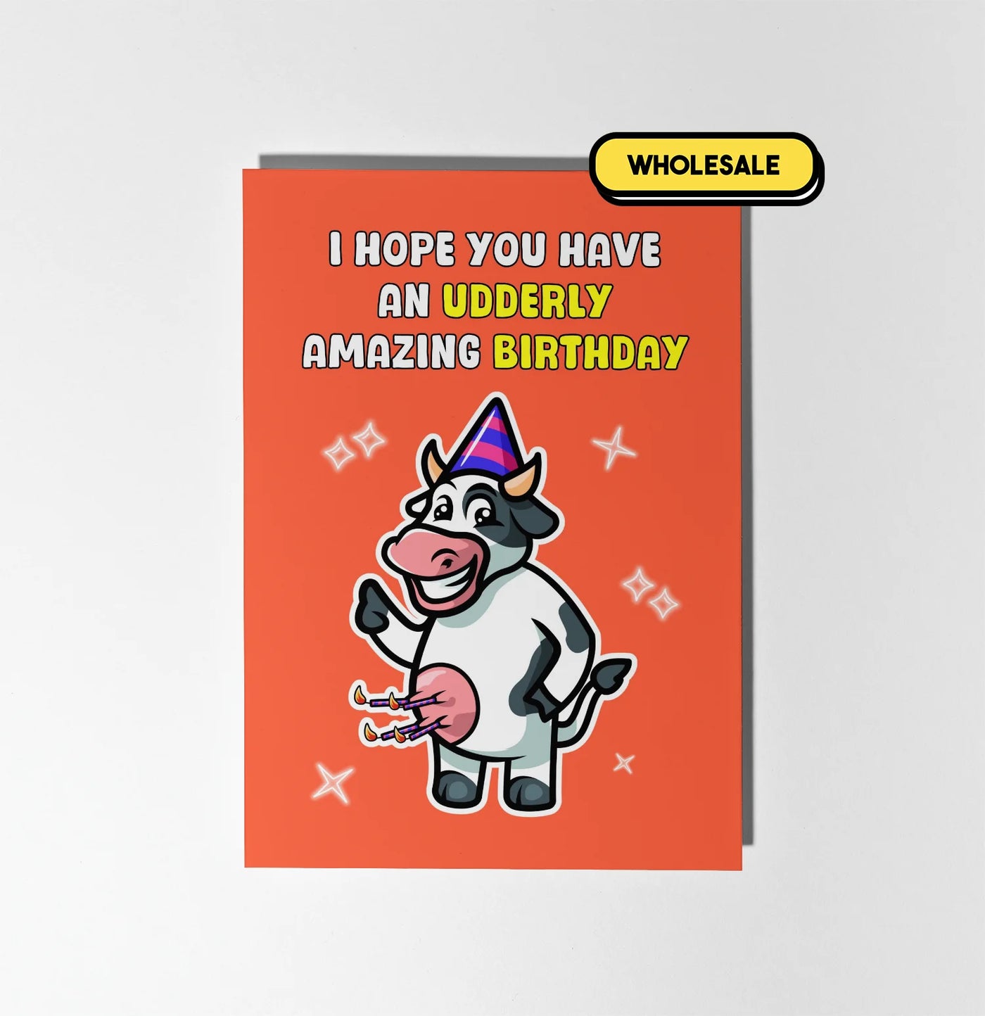Have An Udderly Amazing Birthday Greeting Card Wholesale