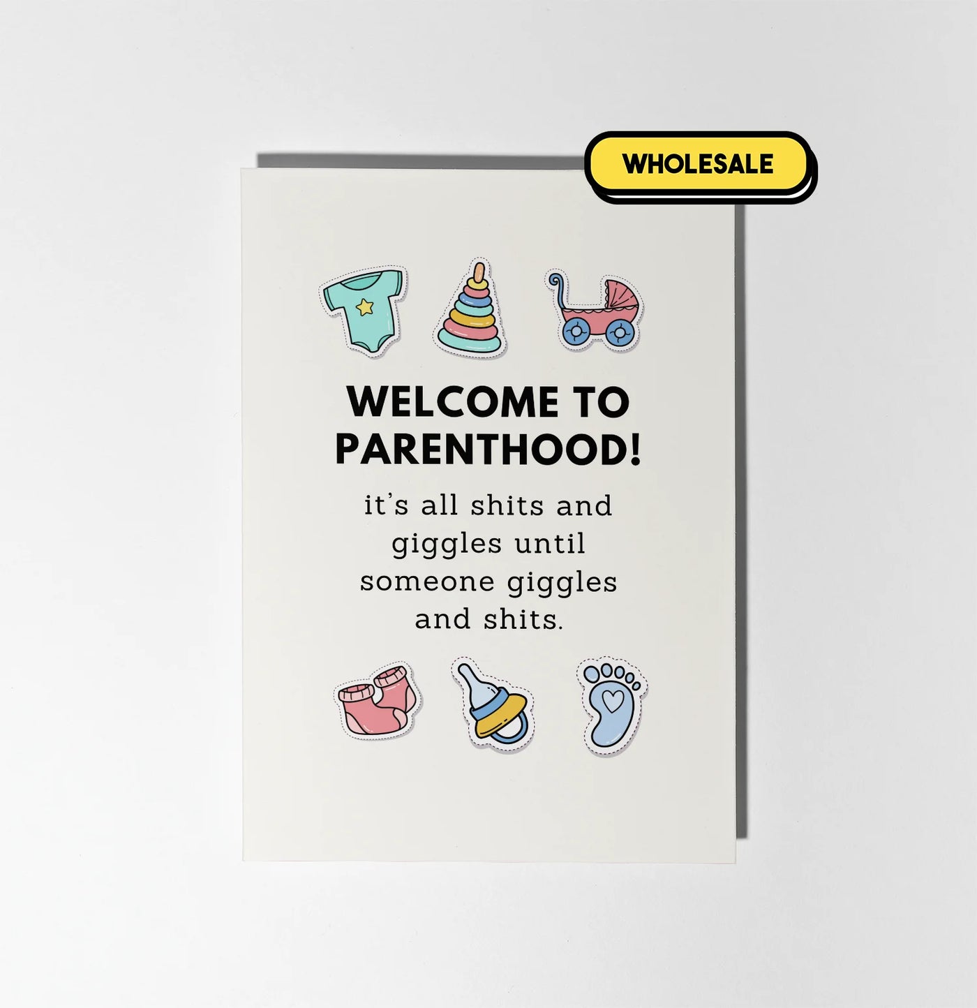 Welcome To Parenthood Greeting Card Wholesale