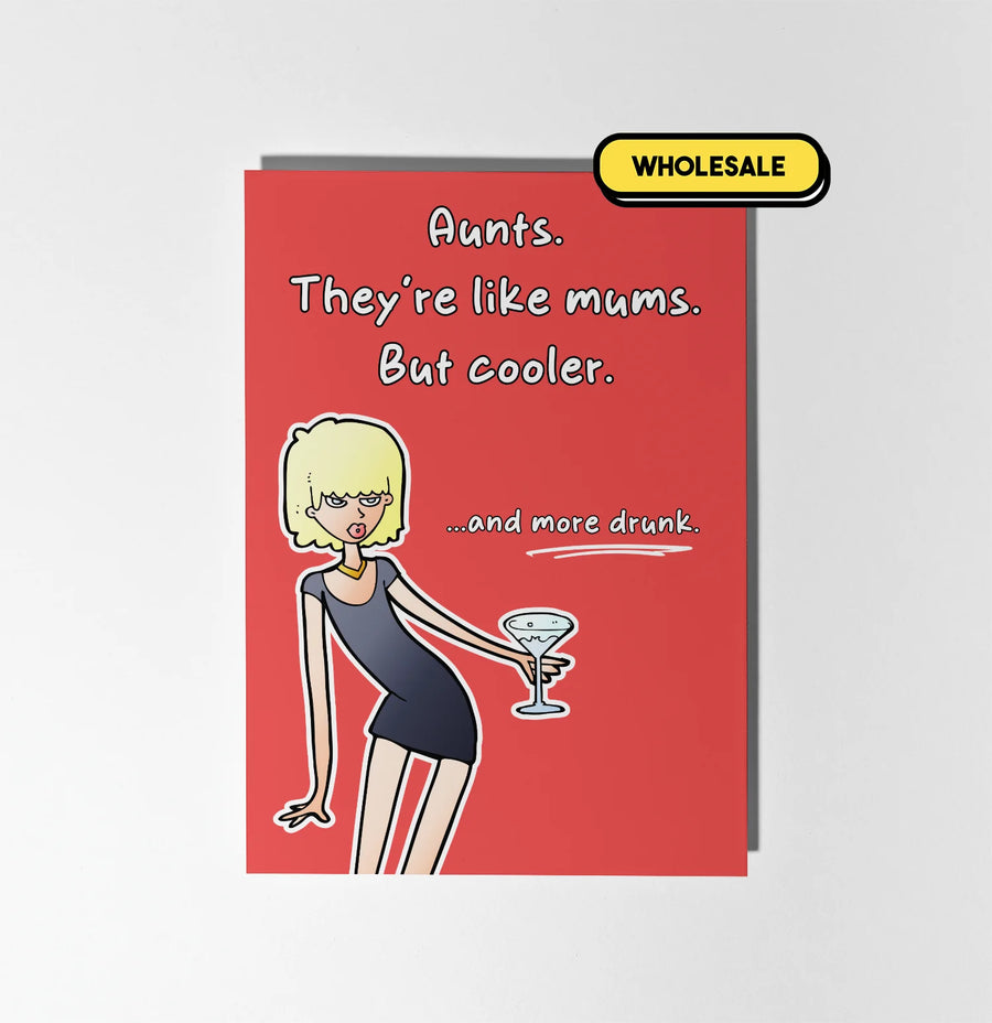 Aunts Are Like Mums Greeting Card Wholesale
