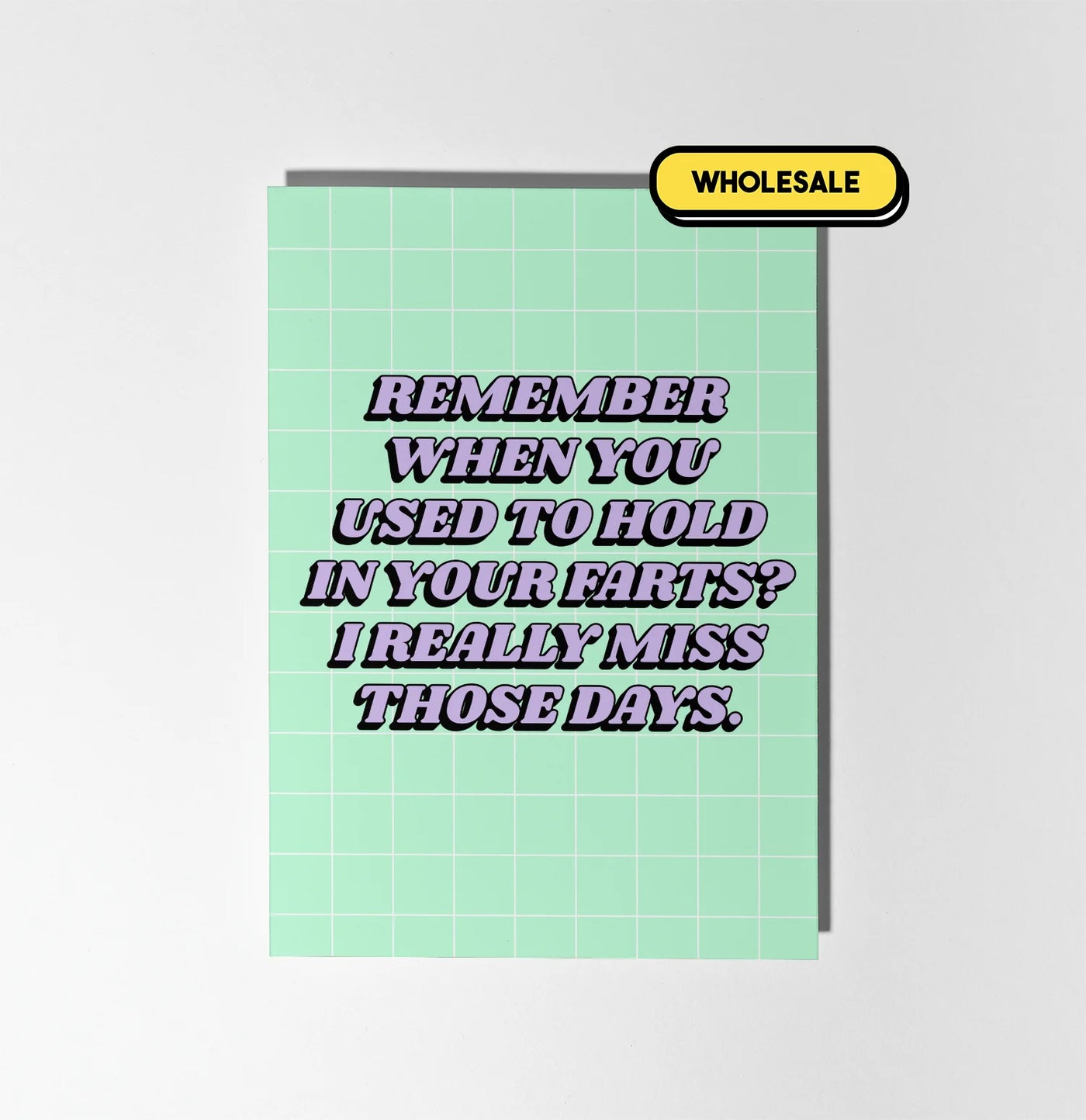 I Miss When You Used To Hold In Your Farts Greeting Card Wholesale