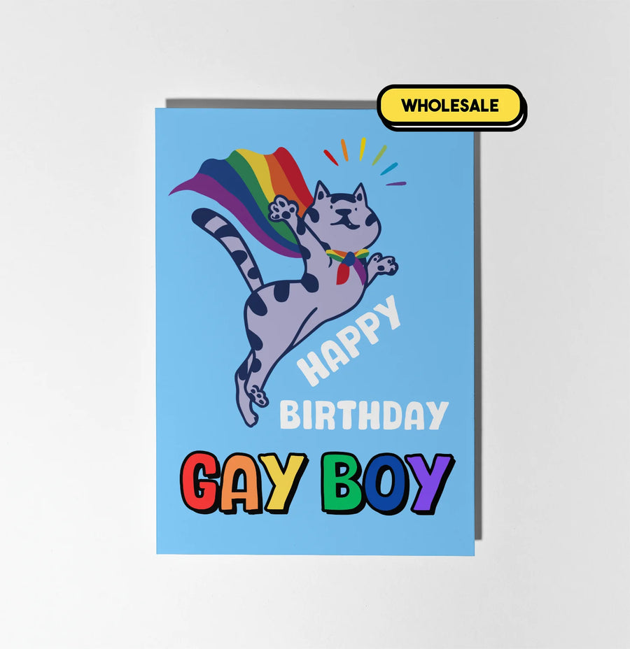 Happy Birthday Gay Boy Greeting Card Wholesale