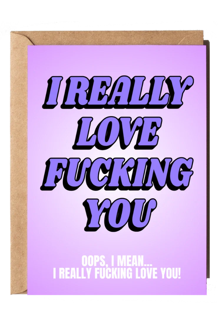 I Fucking Love You Greeting Card Wholesale