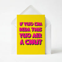 If You Can Read This