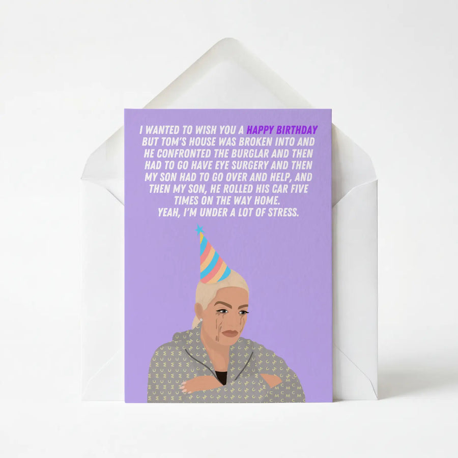 Erika Jayne RHOBH Birthday Card