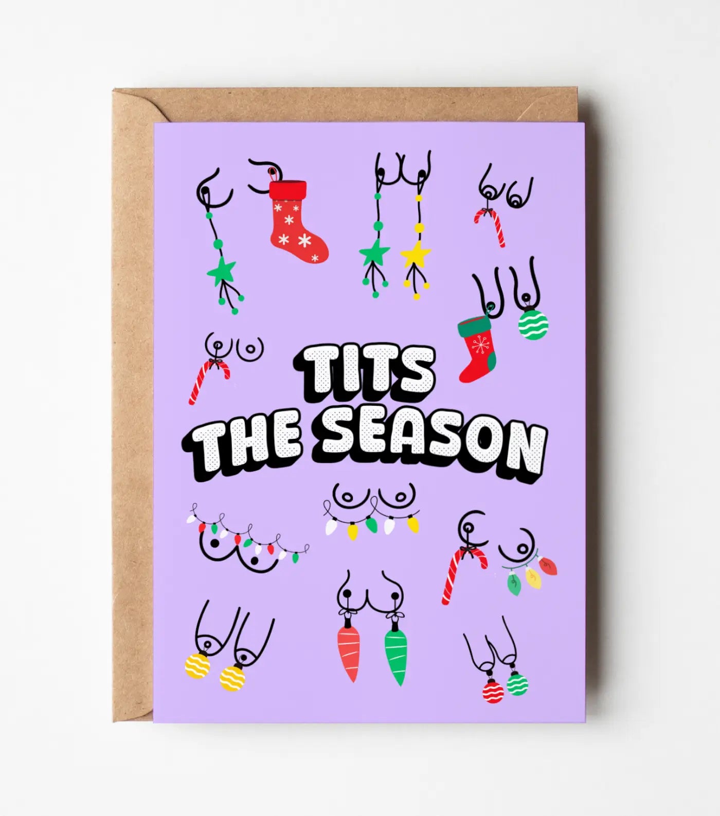 Tits The Season Christmas Card