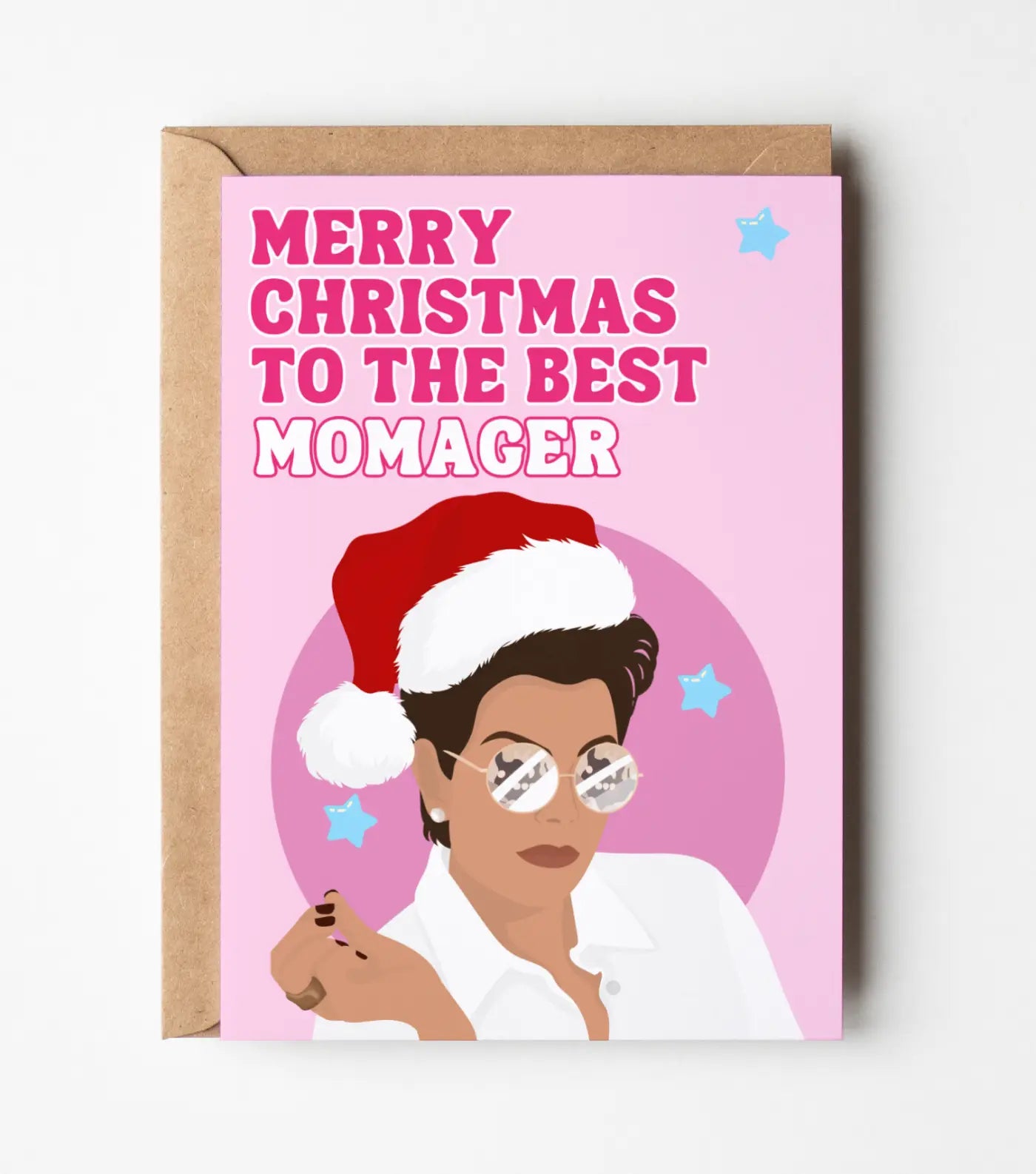 Merry Christmas To The Best Momager Greeting Card