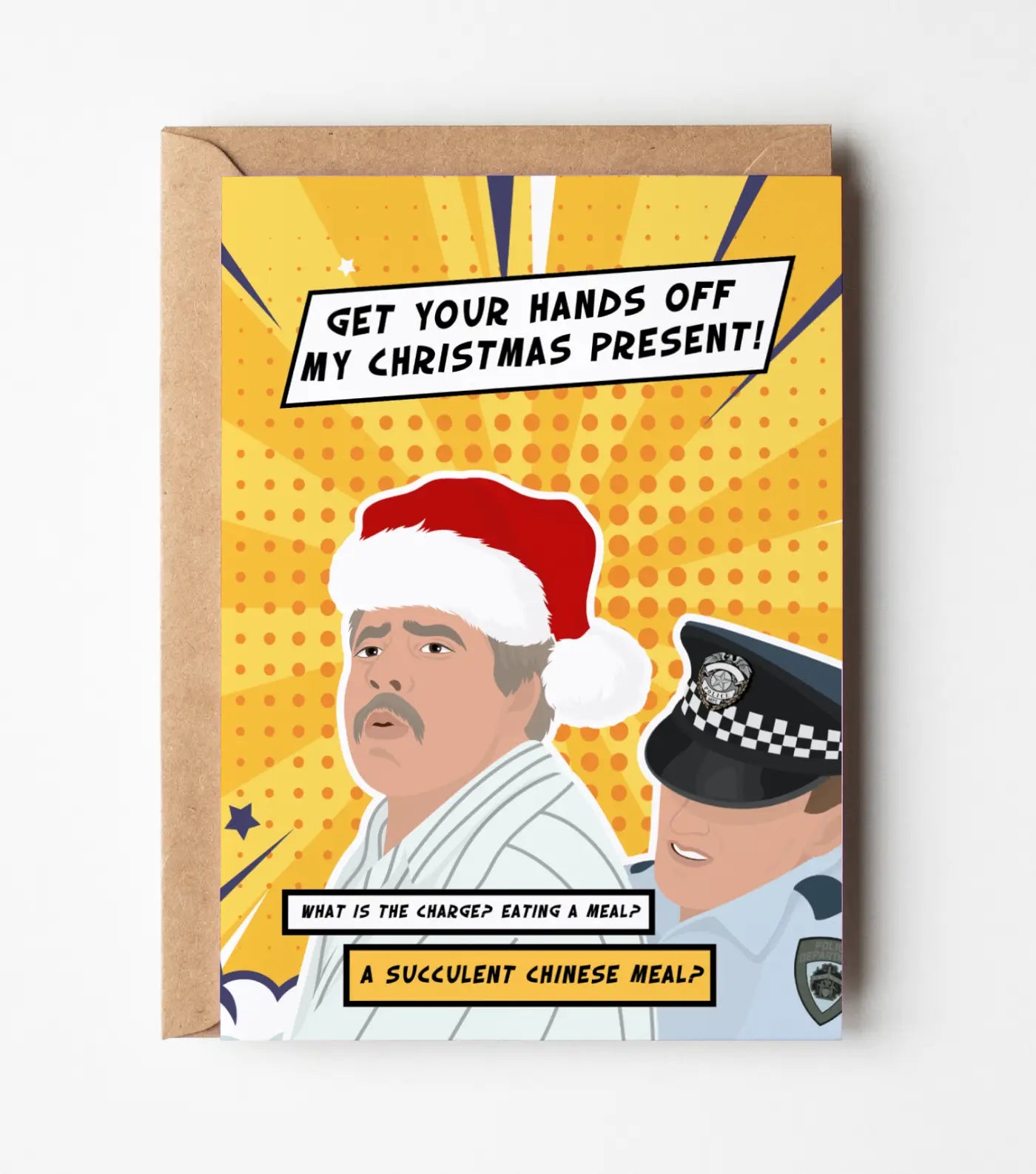 This Is Democracy Manifest Christmas Card Greeting Card