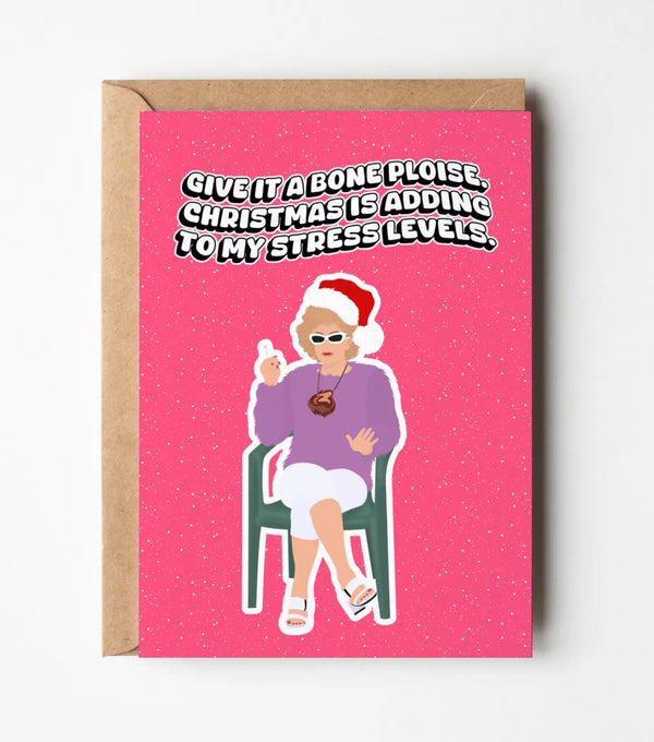 Kath and Kim: Christmas Is Adding To My Stress Levels - Greeting Card