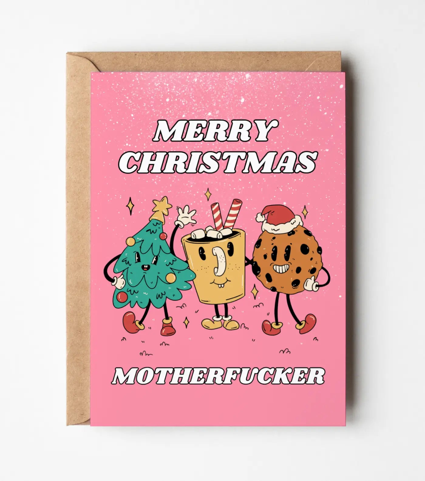 Merry Christmas Motherfucker Greeting Card