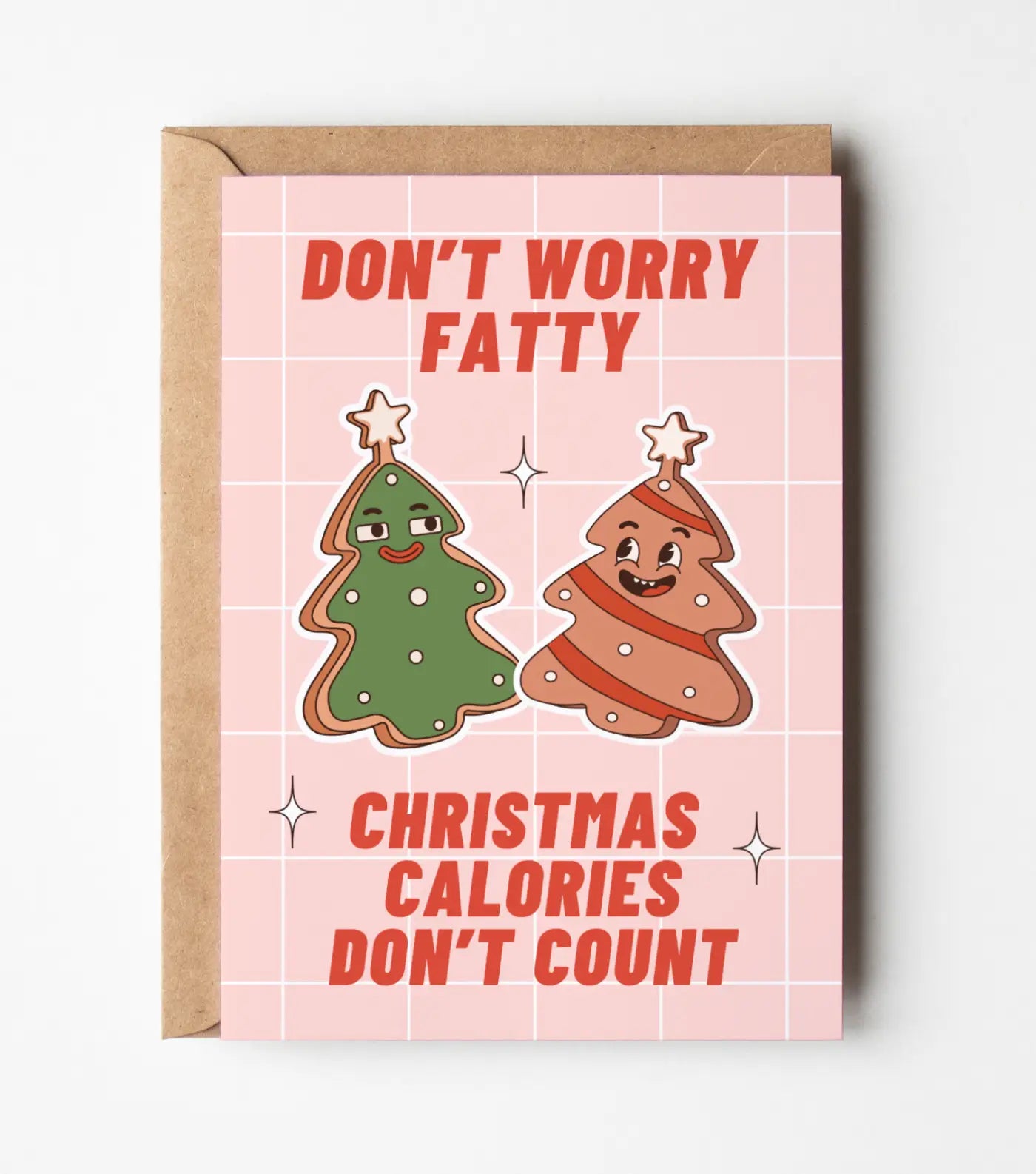 Christmas Calories Don't Count Greeting Card
