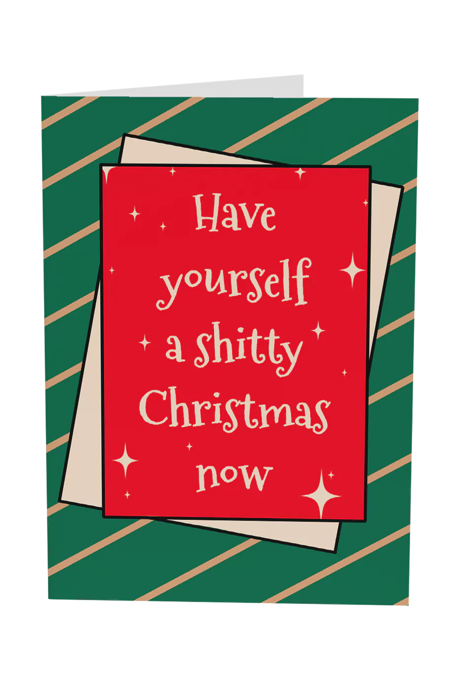 Have Yourself A Shitty Christmas Card Greeting Card Wholesale