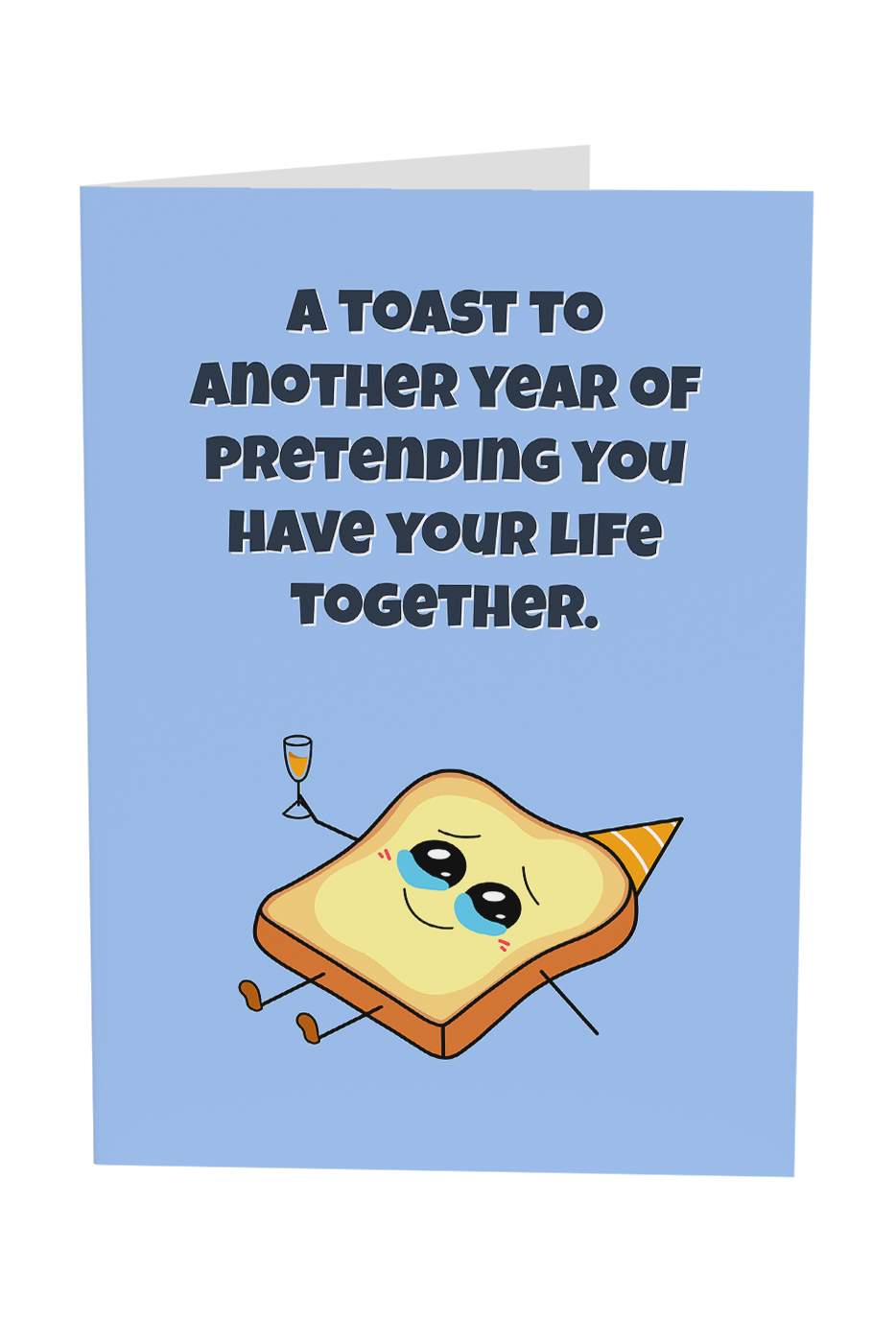 A Toast To Another Year Greeting Card