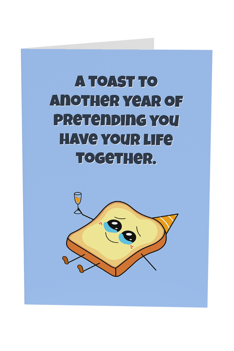 A Toast To Another Year Greeting Card