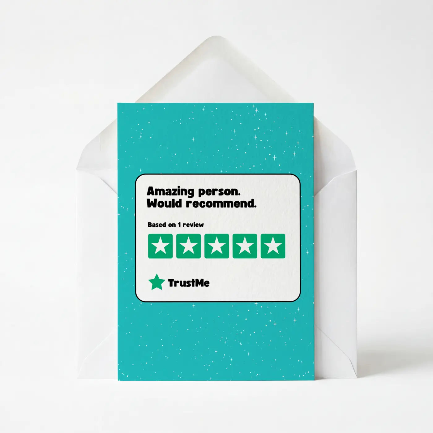 Amazing Person, Would Recommend - Funny Greeting Card