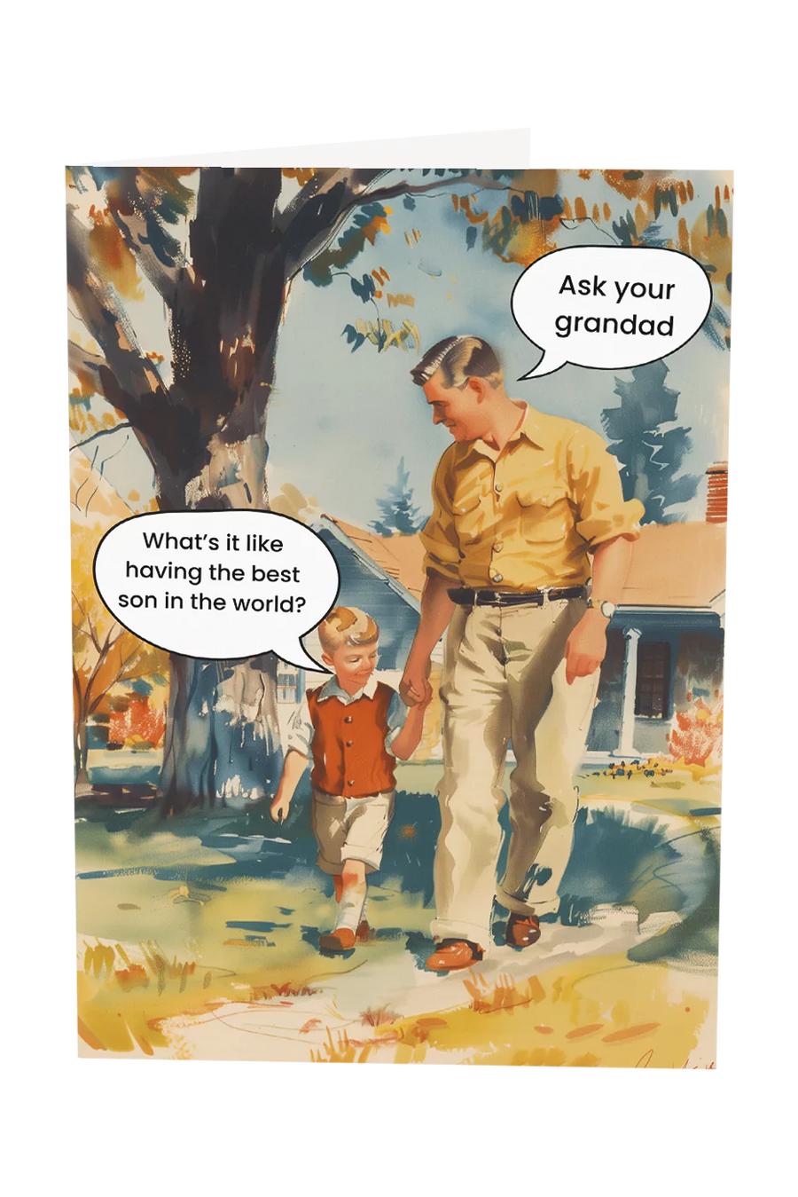 Best Son In The World Greeting Card