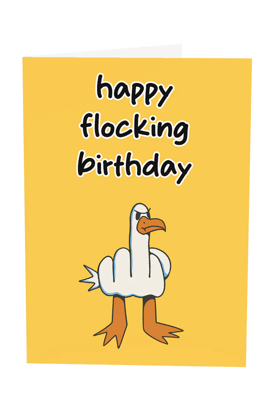 Happy Flocking Birthday Greeting Card
