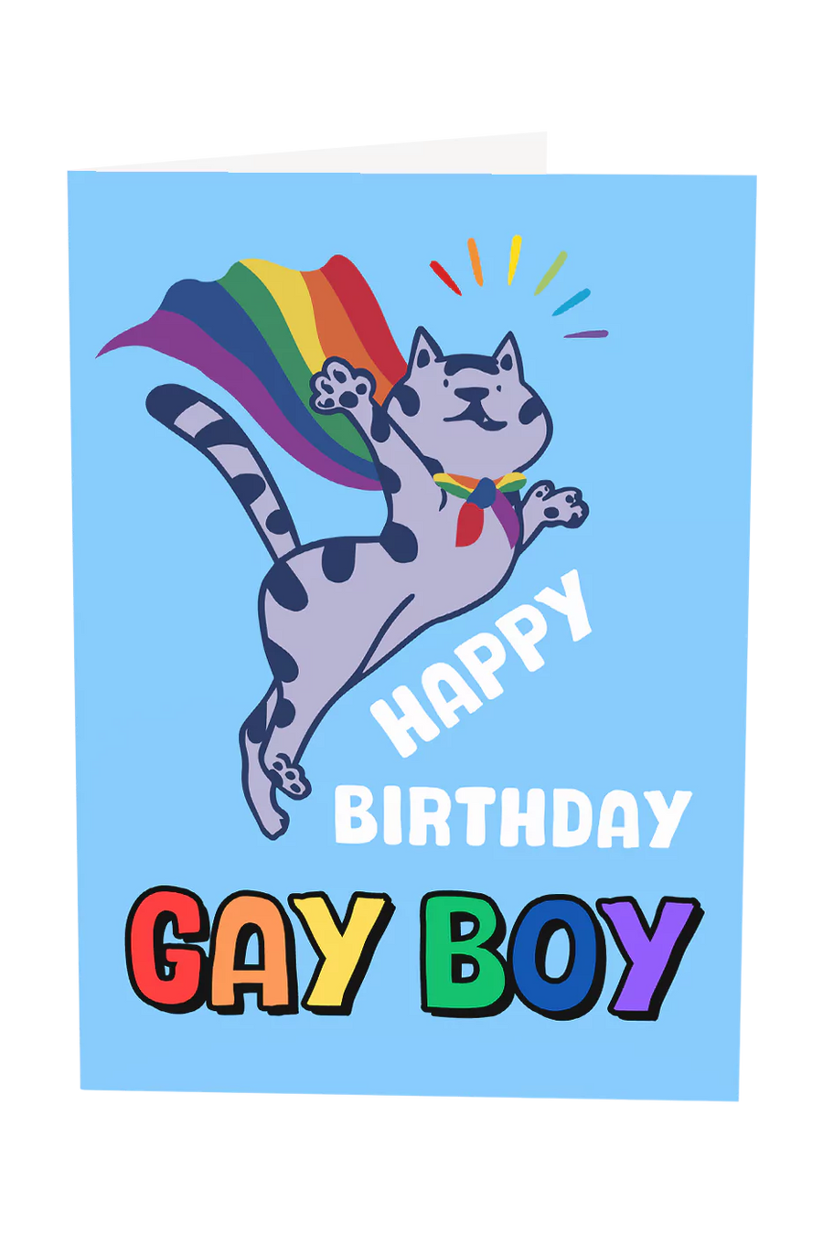 Happy Birthday Gay Boy Greeting Card