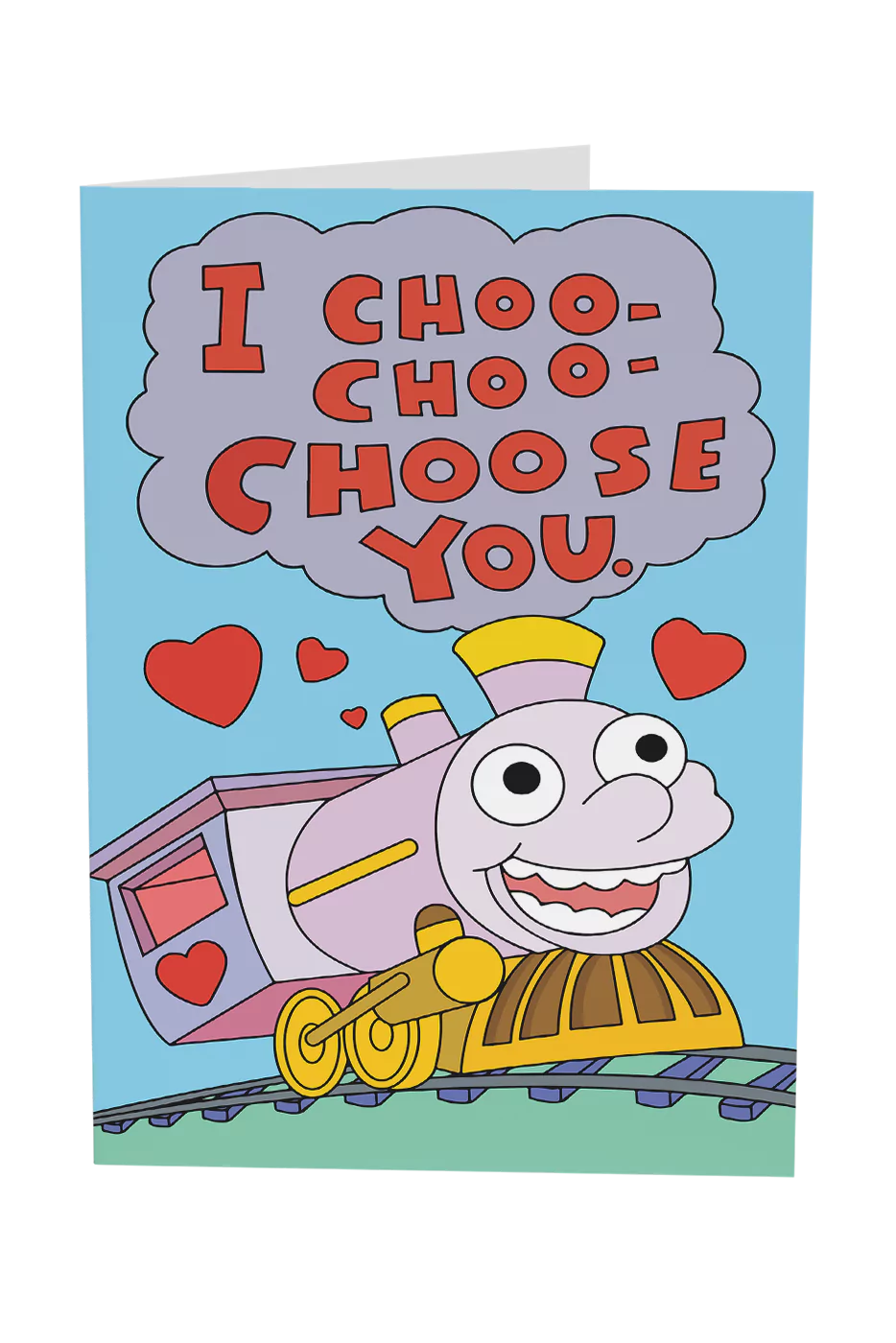 I Choo-Choo-Choose You Greeting Card