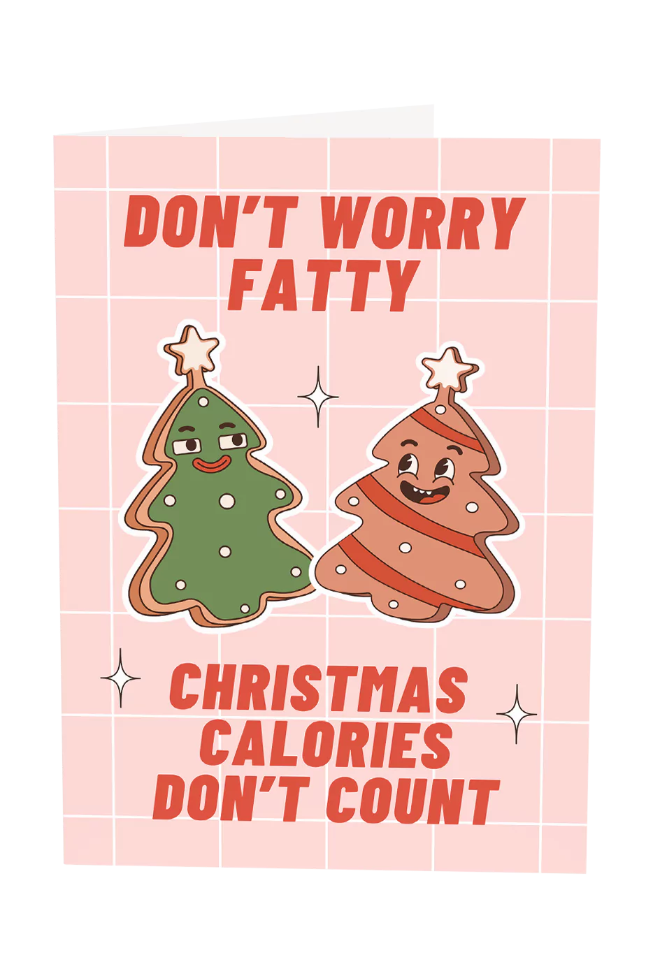 Christmas Calories Don't Count Greeting Card