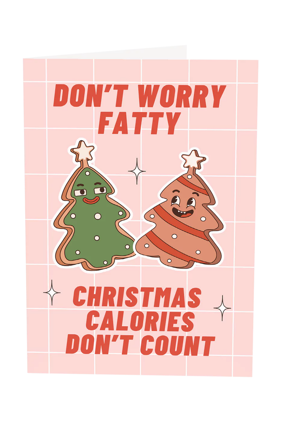 Christmas Calories Don't Count Greeting Card