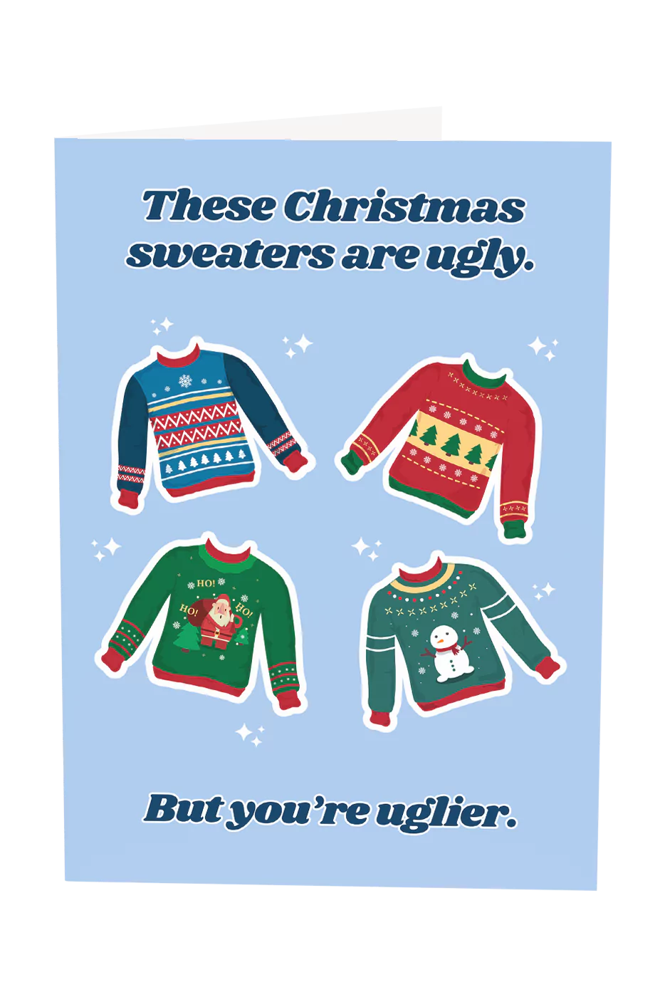 Ugly Christmas Sweaters Greeting Card Wholesale