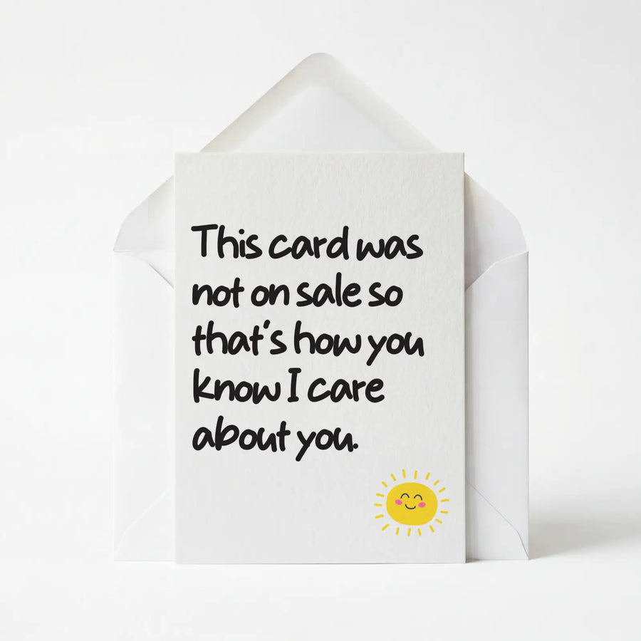 This Card Wasn't On Sale