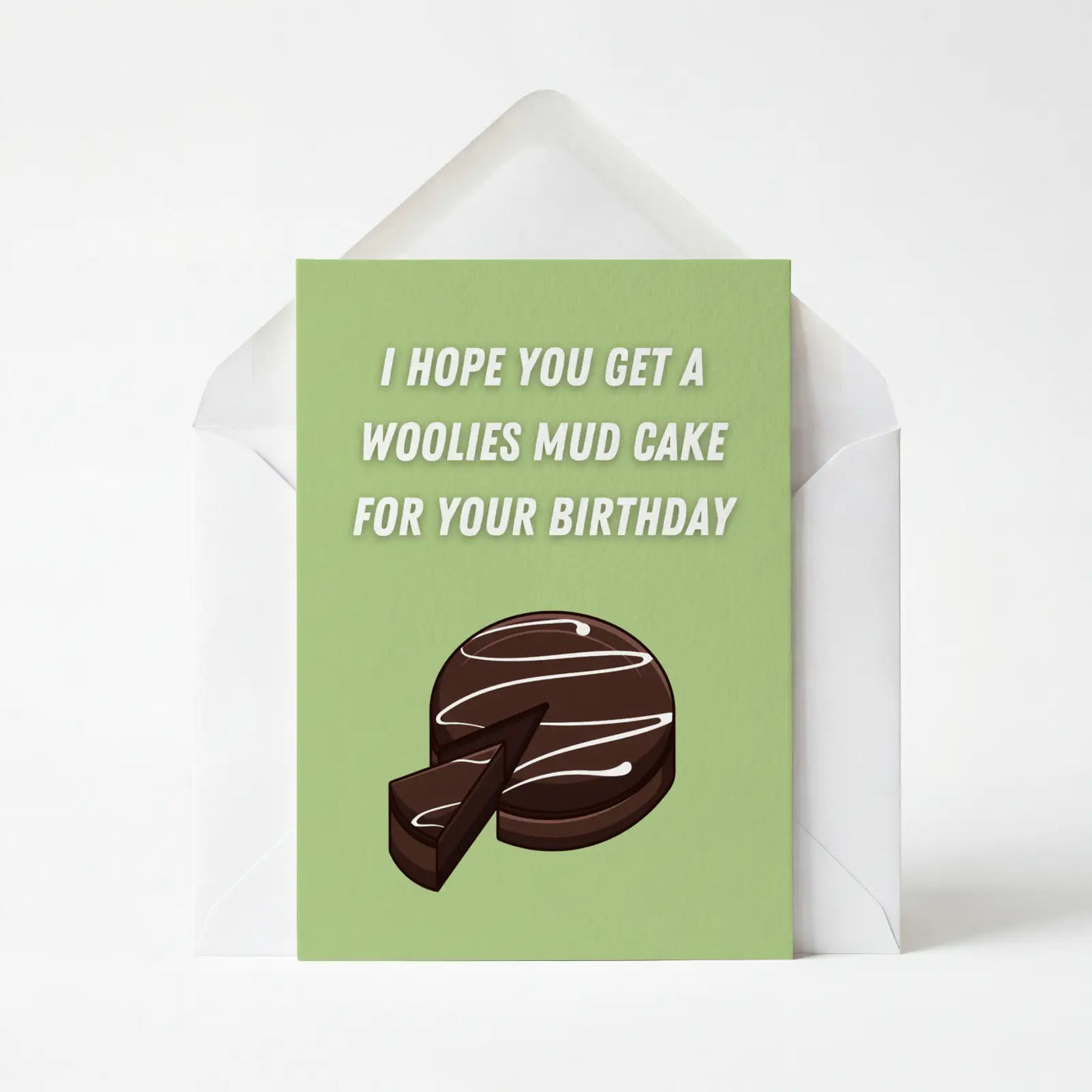 I Hope You Get A Woolies Mudcake For Your Birthday