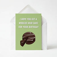 I Hope You Get A Woolies Mudcake For Your Birthday