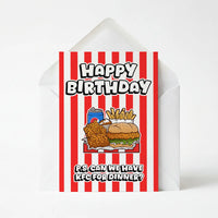 Birthday KFC For Dinner